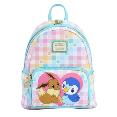 Loungefly Pokemon Piplup and Eevee Mini Backpack Loungefly