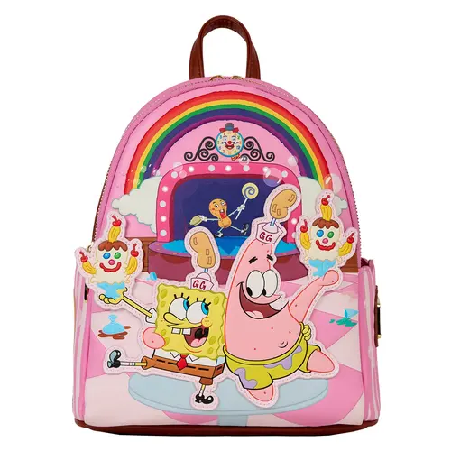 Loungefly Spongebob Squarepants Goofy Gobbers Mini Backpack Loungefly