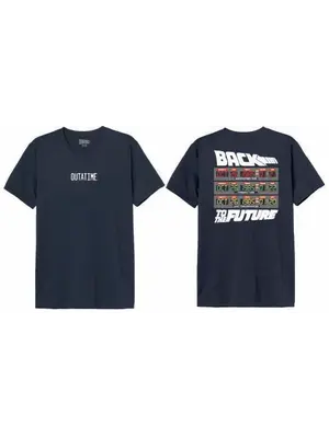 Cotton Division Back To The Future Outatime T-Shirt Men Size S