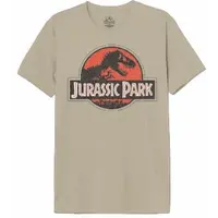 Jurassic Park Grunge Logo Jurassic T-Shirt Men Size XL
