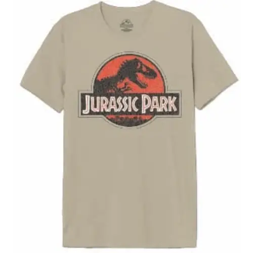 Cotton Division Jurassic Park Grunge Logo Jurassic T-Shirt Men Size XXL