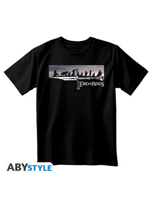 Abystyle Lord of The Rings Unisex Black Shirt The Fellowship Extra Small
