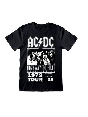 Heroes Inc AC/DC T-Shirt Highway To Hell 1979 Tour Black Size XL