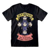 Disney Nightmare Before Christmas T-Shirt Jack Crest Size S