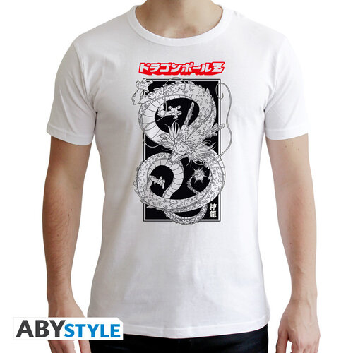 Abystyle Dragon Ball T-Shirt DBZ/ Shenron SS White New Fit Size XL Abystyle Dragon Ball T-Shirt DBZ/ Shenron SS White New Fit Size XL