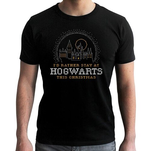 Abystyle Harry Potter Black Shirt Christmas Size M