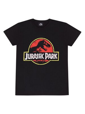 Heroes Inc Jurassic Park T-Shirt Classic Logo Size S