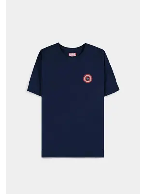 Difuzed Marvel Captain America Short Sleeved T-Shirt Loose Fit Size L