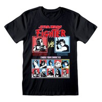 Star Wars T-Shirt VS Screen T-Shirt Black Size S