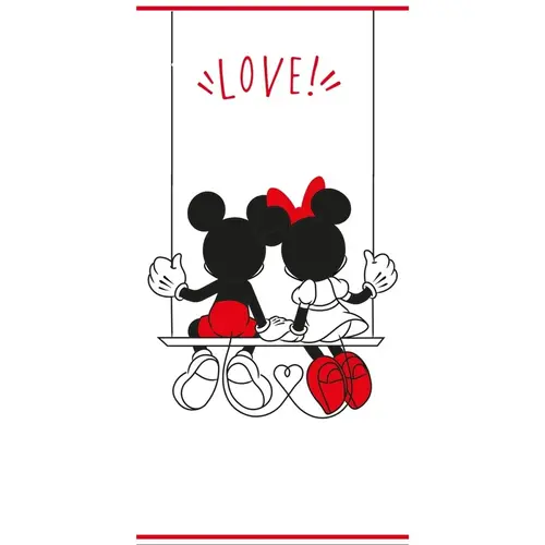 Aymax Disney Mickey & Minnie Love Beach Towel 70x140cm