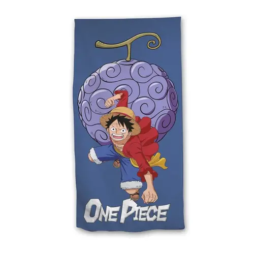 Aymax One Piece Luffy And Gomu Gomu No Mi Beach Towel 70x140cm