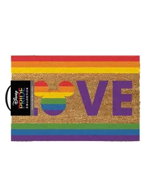 Pyramid Disney Mickey Mouse Love Pride Doormat Kokosvezel 40x60cm
