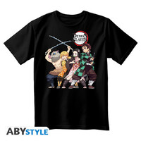 Demon Slayer Group Unisex Tshirt Black Small
