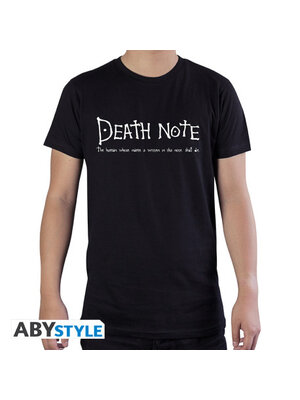 Abystyle Death Note L Tribute Tshirt Man Black Large