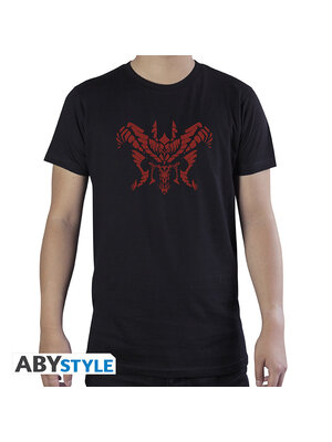 Abystyle Diablo - Diablos Head Tshirt Man Black Medium