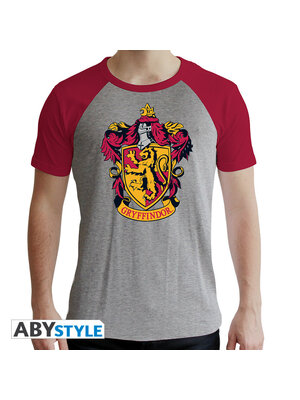 Abystyle Harry Potter Gryffindor Tshirt Grey & Red Man Double XL