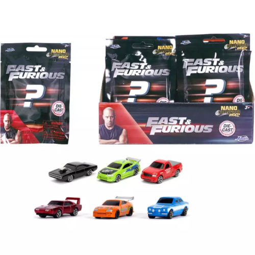 Jada Toys Fast and Furious Nanobag Mystery Figure Jada Toys Fast and Furious Nanobag Mystery Figure