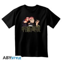 Jujutsu Kaisen Itadori & Sukuna Tshirt Unisex Black Double XL