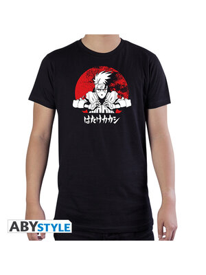 Abystyle Naruto Shippuden Kakashi Tshirt Man Black Medium