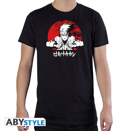 Abystyle Naruto Shippuden Kakashi Tshirt Man Black Extra Large