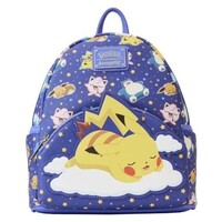 Pokemon Sleeping Pikachu and Friends Mini Backpack Loungefly