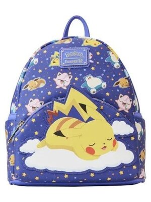 Loungefly Pokemon Sleeping Pikachu and Friends Mini Backpack Loungefly
