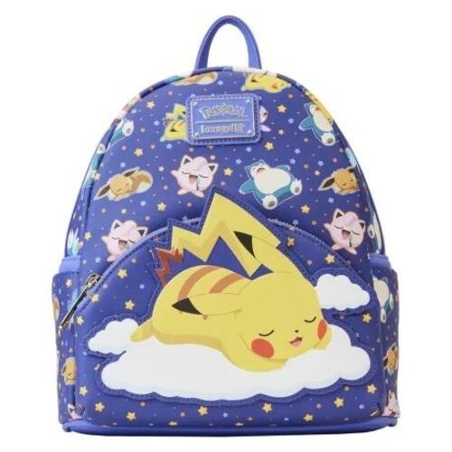 Loungefly Pokemon Sleeping Pikachu and Friends Mini Backpack Loungefly
