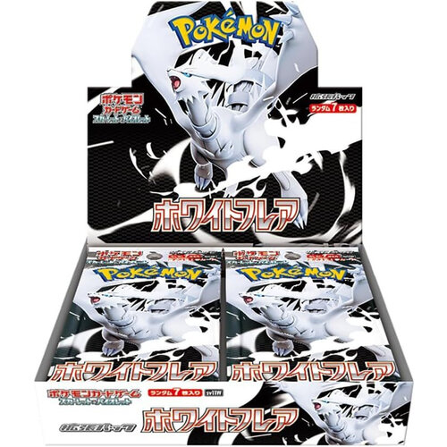 The Pokemon Company Pokemon TCG White Flare JP Import Booster Box (20 Boosters) The Pokemon Company Pokemon TCG White Flare JP Import Booster Box (20 Boosters)