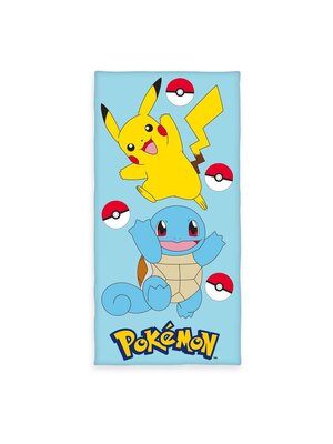 Herding Pokemon Pikachu & Squirtle Beach Towel 75x150cm