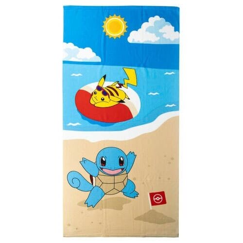 Cerda Pokemon Towel Pikachu Schiggy 70x140cm Cerda Pokemon Towel Pikachu Schiggy 70x140cm