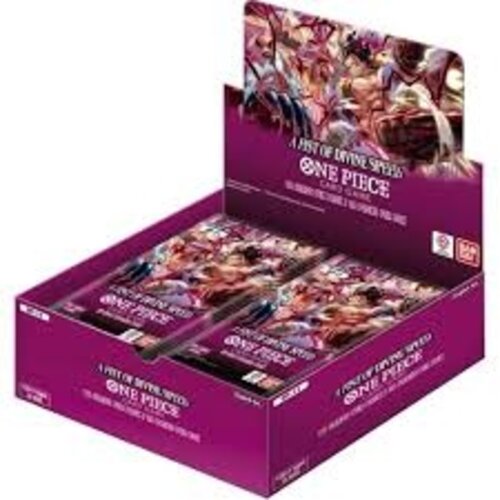 Bandai One Piece OP-11 A Fist of Divine Speed Booster Box (24 Boosters) Bandai One Piece OP-11 A Fist of Divine Speed Booster Box (24 Boosters)