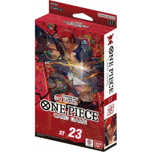 Bandai One Piece TCG ST 23 Red Starter Deck Shanks Bandai One Piece TCG ST 23 Red Starter Deck Shanks