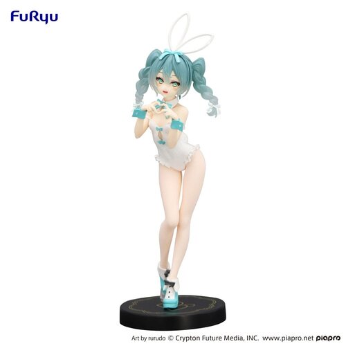 Furyu Hatsune Miku BICute Bunnies PVC Figure Miku Rurudo White 27cm Furyu Hatsune Miku BICute Bunnies PVC Figure Miku Rurudo White 27cm