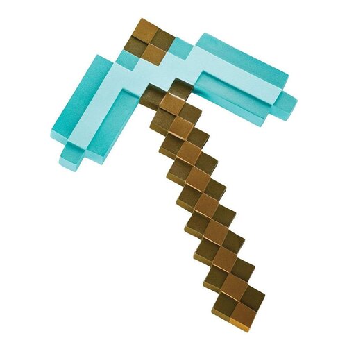 Disguise Minecraft Plastic Replica Diamond Pickaxe 40cm Disguise Minecraft Plastic Replica Diamond Pickaxe 40cm