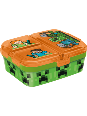 Stor Minecraft Creeper Lunchbox Multi Compartement