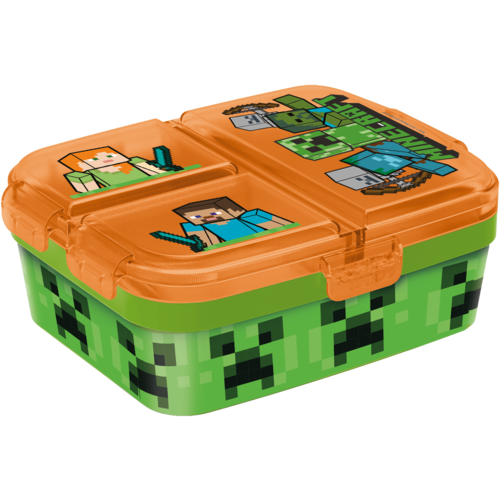 Stor Minecraft Creeper Lunchbox Multi Compartement