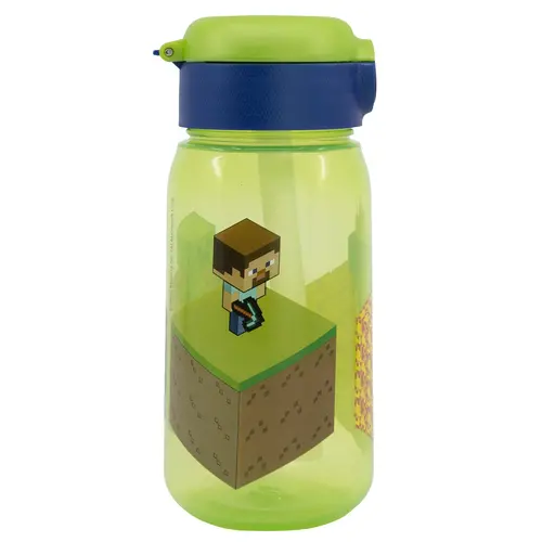 Vamos Minecraft Plastic Drinking Bottle 510ml Vamos Minecraft Plastic Drinking Bottle 510ml