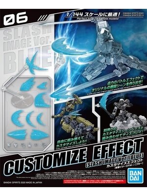 Bandai Gundam Custom Effect (slash Image) Blue Model Kit