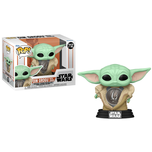 Funko Funko POP! Star Wars 712 Grogu Armor The Mandalorian