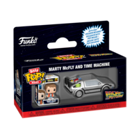Funko POP! Bitty POP Ride Back To The Future Marty W/ Time Machine