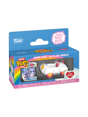 Funko Funko POP! Bitty POP Ride Care Bears Share Bear W/ Cloud Mobile