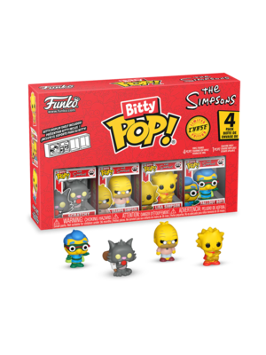 Funko Funko POP! Bitty POP The Simpsons 4-Pack Scratchy