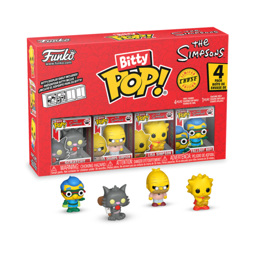 Funko Funko POP! Bitty POP The Simpsons 4-Pack Scratchy