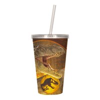 Jurassic World 3D Cup & Straw Dominion 500ml