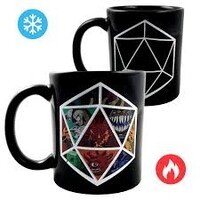 Dungeons and Dragons Ceramic Heat Change Mug 320ml