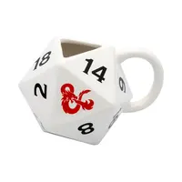 Dungeons and Dragons D20 Dice Ceramic 3D Mug 15.2x10.6x10cm