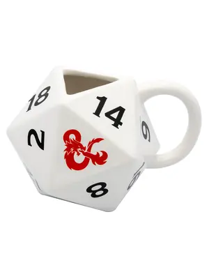JoyToy Dungeons and Dragons D20 Dice Ceramic 3D Mug 15.2x10.6x10cm