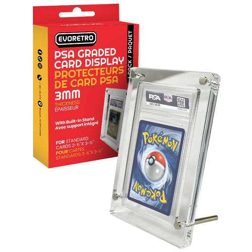 Evoretro Evoretro Acrylic Protector Stand For PSA Graded Cards 3.0MM Evoretro Evoretro Acrylic Protector Stand For PSA Graded Cards 3.0MM
