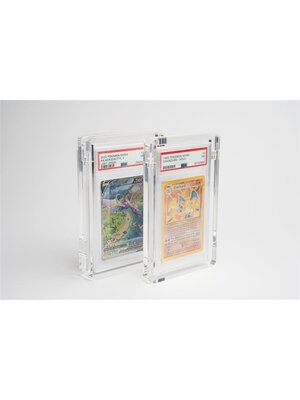 The Acrylic Box The Acryl Box 3x8x3cm Graded Card Premium Display TCG