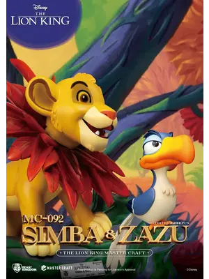 Beast Kingdom Disney Beast Kingdom Lion King Simba & Sazu 2 Statue Pack 31cm & 7cm